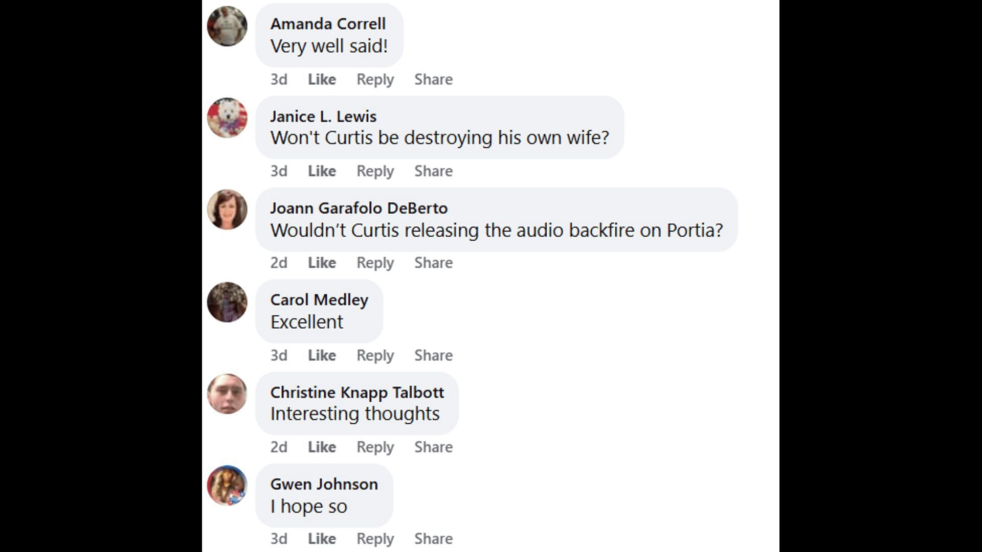 More fan reactions about Drew (Image via Facebook/General Hospital Fans - Official)